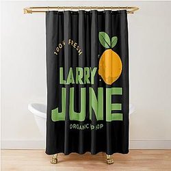 Larry June Organic Hip Hop Shower Curtain
