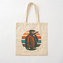 Larry June Cotton Tote Bag