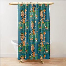 Larry June Lakai Foo Shower Curtain