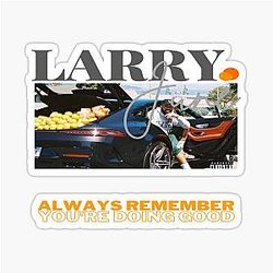 OUT THE TRUNK LARRY STICKER
