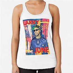 Larry June Sock It To Me Racerback Tank
