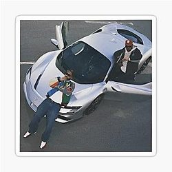 Larry June Merch Sticker
