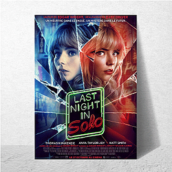 Last Night in Soho is a psychological horror film Last Night In Soho Posters