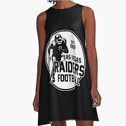 Art A-Line Dress by Las Vegas Raiders