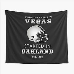 Art Las Vegas Raiders Tapestry