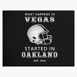 Art Las Vegas Raiders Jigsaw Puzzle