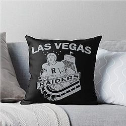Vintage Las Vegas Raiders Throw Pillow