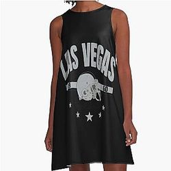 Art Las Vegas Raiders A-Line Dress