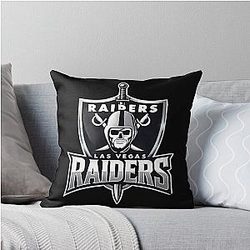 Art for Las Vegas Raiders Throw Pillow
