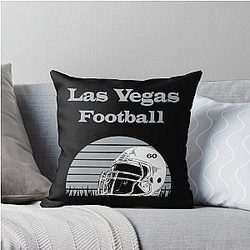 Art Las Vegas Raiders Throw Pillow