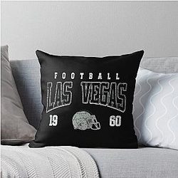 Art Las Vegas Raiders Throw Pillow