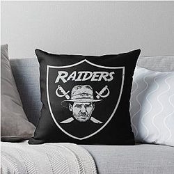 Art Las Vegas Raiders Throw Pillow