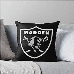 Art Las Vegas Raiders Throw Pillow