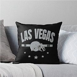 Art Las Vegas Raiders Throw Pillow