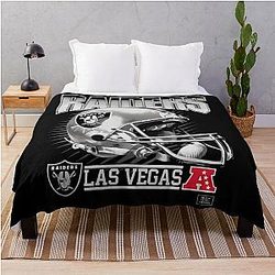 Art Las Vegas Raiders Throw Blanket
