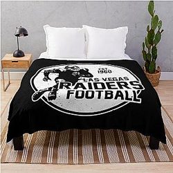 Art Las Vegas Raiders Throw Blanket