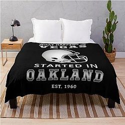 Art Las Vegas Raiders Throw Blanket