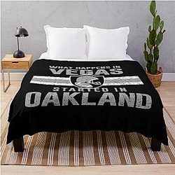 Art - Las Vegas Raiders Throw Blanket