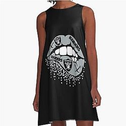 Art Las Vegas Raiders A-line Dress