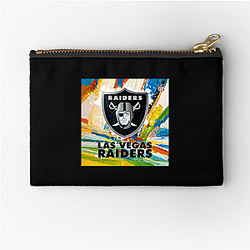 Las Vegas Raiders Merch Collection Las Vegas Raiders Zipper Pouches