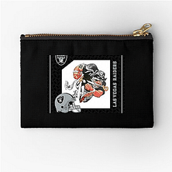 Las Vegas Raiders Merchandise For Fans Las Vegas Raiders Zipper Pouches