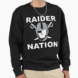 Art Las Vegas Raiders Pullover Sweatshirt