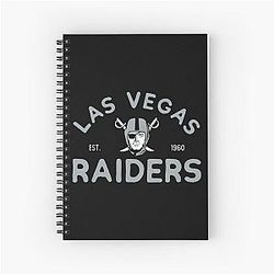 Art Las Vegas Raiders Notebook