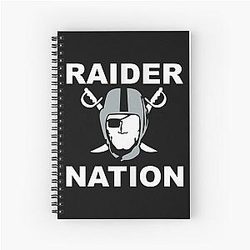 Art Las Vegas Raiders Notebook