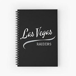 Art Las Vegas Raiders Notebook