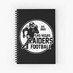 Art Las Vegas Raiders Notebook