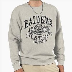 Art Las Vegas Raiders Pullover Sweatshirt