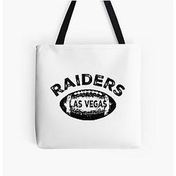 Art Las Vegas Raiders Over Print Tote Bag
