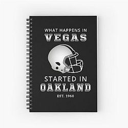 Art Las Vegas Raiders Notebook