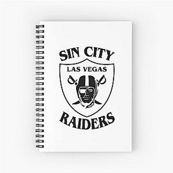 Art Las Vegas Raiders Notebook