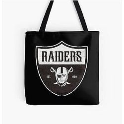 Art Las Vegas Raiders All Over Print Tote Bag