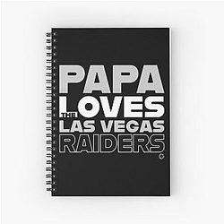Art Las Vegas Raiders Notebook