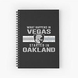 Las Vegas Raiders T-Shirt What Happens in Vegas Started in Oakland - Football Tee for Fans