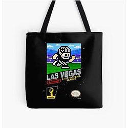 Las Vegas Raiders 8-bit Videogames Tote Bag