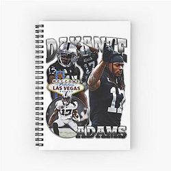 Davante Adams Las Vegas Raiders Spiral Notebook
