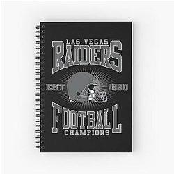 Art Las Vegas Raiders Spiral Notebook
