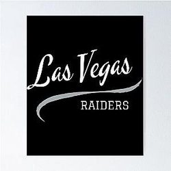 Art Las Vegas Raiders Poster
