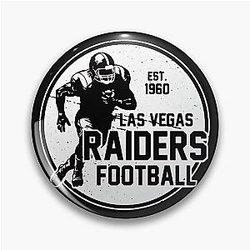 Art Las Vegas Raiders Pin