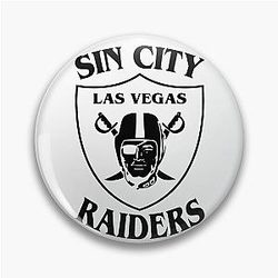 Art Las Vegas Raiders Pin