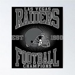 Art Las Vegas Raiders Poster