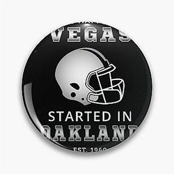 Art Las Vegas Raiders Pin