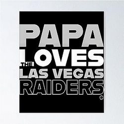 Art Las Vegas Raiders Poster