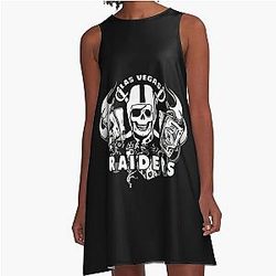 Art Las Vegas Raiders A-Line Dress