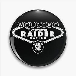 Art Laser Vegas Raiders Pin