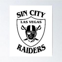 Art Las Vegas Raiders Poster