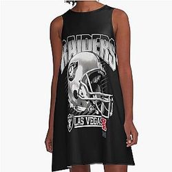 Art Las Vegas Raiders A-Line Dress